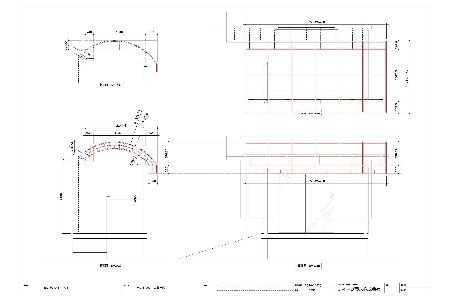 テントフレーム製作図面