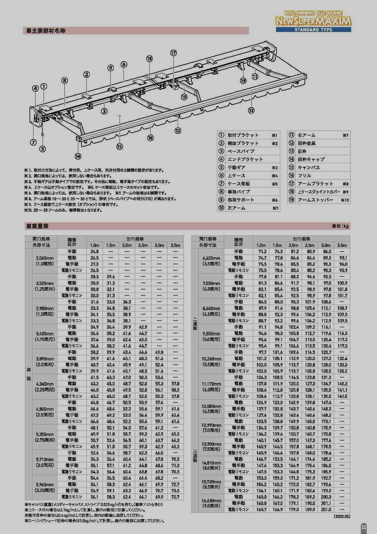 オーニングカタログ